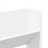 vidaXL Armoire &agrave; chaussures murale blanc 80x18x90 cm bois d'ing&eacute;nierie