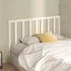 vidaXL T&ecirc;te de lit Blanc 166x4x100 cm Bois massif de pin