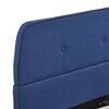 vidaXL Cadre de lit sans matelas bleu tissu 140x200 cm