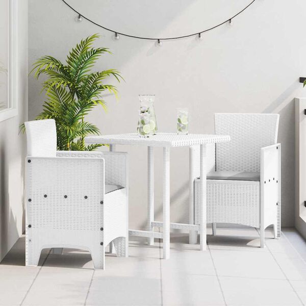vidaXL Chaise de jardin 2 pcs Blanc 53 x 49 x 85 cm Polypropyl&egrave;ne