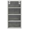vidaXL Armoire suspendue "Riga" Gris béton 30 x 29,5 x 60 cm Bois d'ingénierie