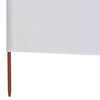 vidaXL Paravent 6 panneaux Tissu 800 x 80 cm Blanc