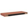 vidaXL &Eacute;tag&egrave;re Murale 4 pcs Rouge 60 x 23 x 4 cm Bois d'ing&eacute;nierie
