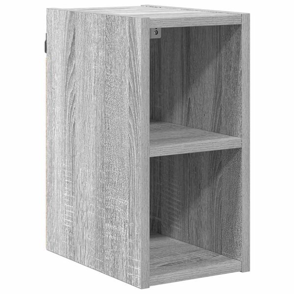 vidaXL Armoire suspendue avec stockage Gris Sonoma 20 x 29,5 x 40 cm