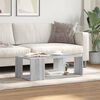 vidaXL Table basse sonoma gris 89,5x48x30 cm bois d'ing&eacute;nierie