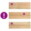 vidaXL Marches d'escalier 16pcs non trait&eacute; 80x30x2cm bois ch&ecirc;ne massif