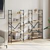 vidaXL Biblioth&egrave;que ch&ecirc;ne sonoma 160x28,5x136,5 cm bois d'ing&eacute;nierie
