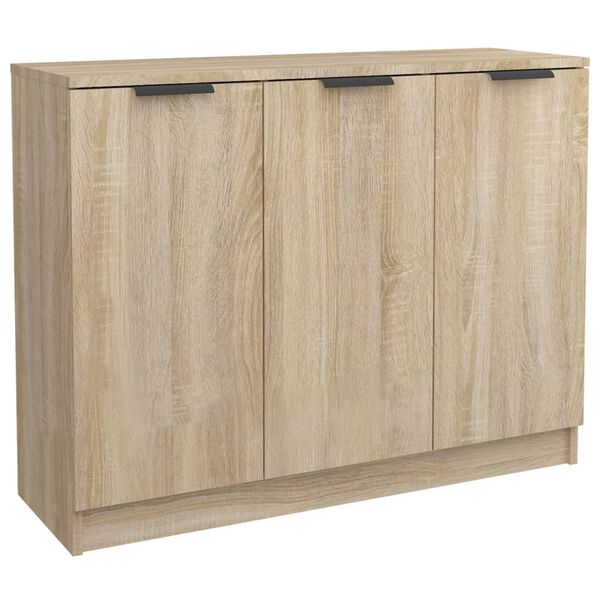 vidaXL Buffet Ch&ecirc;ne sonoma 90,5x30x70 cm Bois d'ing&eacute;nierie