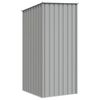 vidaXL Abri de jardin Gris 87x98x159 cm Acier galvanisé