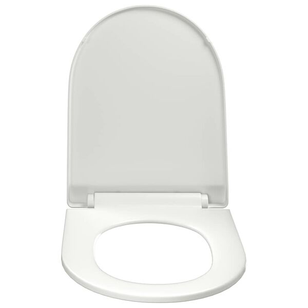 vidaXL Abattant WC &agrave; fermeture en douceur Lib&eacute;ration rapide Blanc
