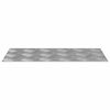 vidaXL Nez de marche Rectangulaire 4 pcs Argent&eacute; 40 x 20 cm Aluminium