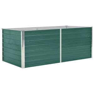 vidaXL Jardini&egrave;re 160 x 80 x 45 cm Acier galvanis&eacute; Vert