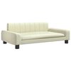 vidaXL Lit pour chien cr&egrave;me 90x53x30 cm similicuir