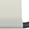 vidaXL Lit de jardin cr&egrave;me 200x90 cm acier