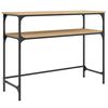 vidaXL Table console chêne sonoma 100x35,5x75 cm bois d'ingénierie