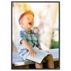 vidaXL Collage de cadres photo 3 pcs de table Noir 18x24 cm MDF