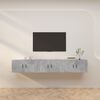 vidaXL Meubles TV muraux 3 pcs gris b&eacute;ton 80x34,5x40 cm
