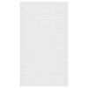 vidaXL Armoire &agrave; CD Blanc 102x16x177,5 cm Bois d'ing&eacute;nierie