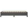 vidaXL Cadre de lit sans matelas gris foncé 80x200 cm velours