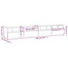 vidaXL Meubles TV muraux 2 pcs blanc 100x30x30 cm bois d'ing&eacute;nierie