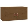 vidaXL Armoire murale Marron miel 60x30x30 cm Bois de pin massif