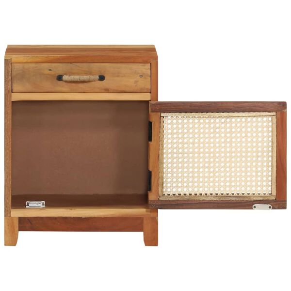 vidaXL Table de chevet 40x30x50 cm Bois de récupération massif