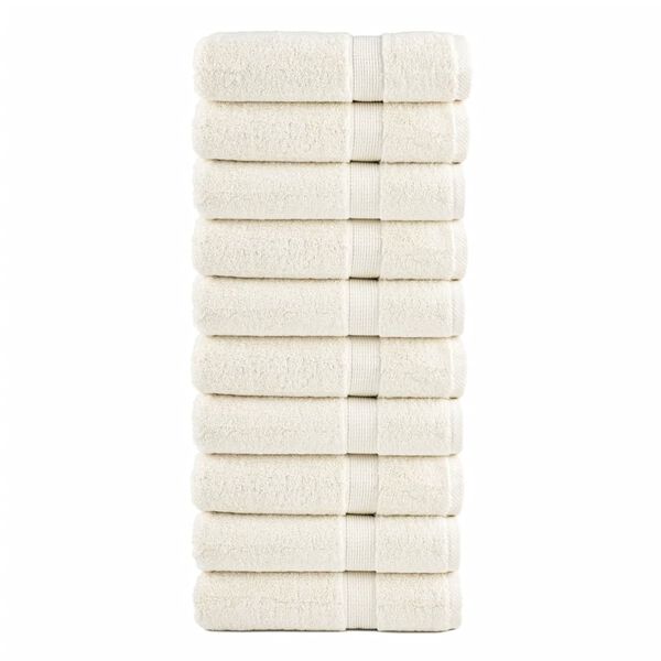 vidaXL Serviettes de bain de qualité supérieure SOLUND 10 pcs 600g/m²