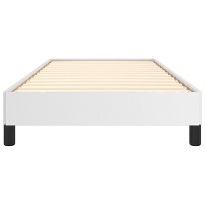 vidaXL Cadre de lit sans matelas blanc 90x190 cm similicuir