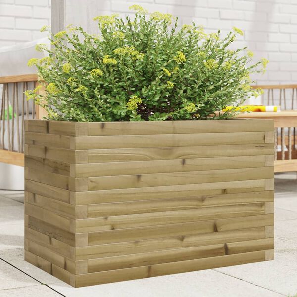 vidaXL Jardini&egrave;re 70x40x46 cm bois de pin impr&eacute;gn&eacute;