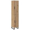 vidaXL Haut Armoire Ch&ecirc;ne artisanal 34,5 x 34 x 180 cm