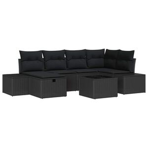 vidaXL Ensemble de Canap&eacute;s 6 pc polyrotin