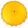 vidaXL Parasol balinais avec base Jaune 215 x 215 x 260 cm