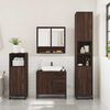 vidaXL Ensemble de meubles de salle de bain 3 pcs Chêne marron