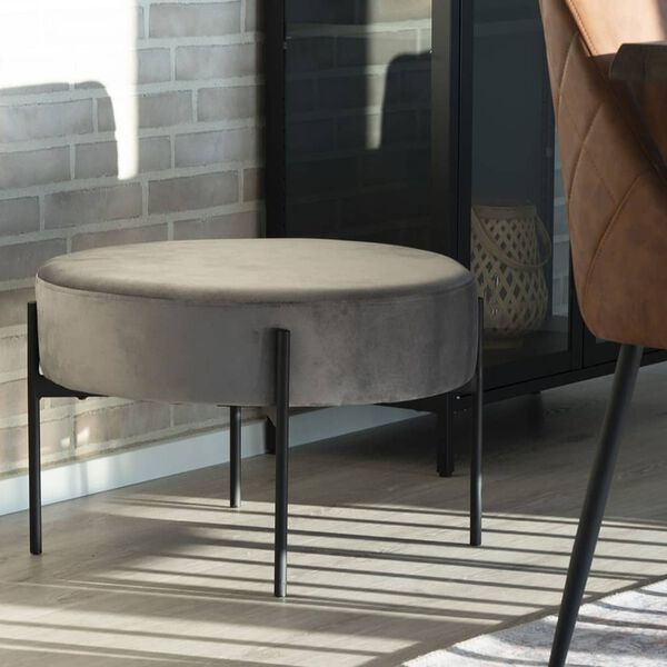 House Nordic Pouf Evie Gris