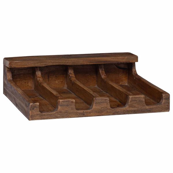 vidaXL &Eacute;tui Marron 36 x 30 x 10 cm Bois de Mahogany Massif