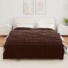 vidaXL Couverture en Fourrure de Lapin Synth&eacute;tique Camel 240 x 270 cm