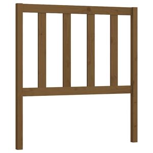 vidaXL T&ecirc;te de lit Marron miel 81x4x100 cm Bois massif de pin
