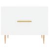 vidaXL Tables basses 2 pcs blanc 50x50x40 cm bois d'ing&eacute;nierie