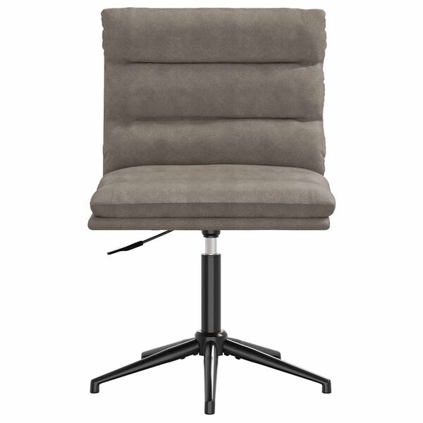 vidaXL Chaise de salle &agrave; manger Gris Similicuir