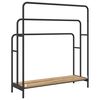 vidaXL Porte-v&ecirc;tements avec &eacute;tag&egrave;re Ch&ecirc;ne artisanal 90 x 30 x 100,5 cm