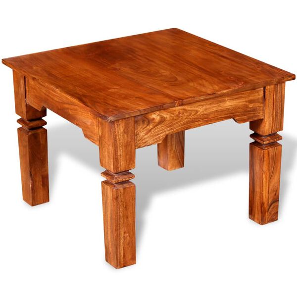 vidaXL Table basse Bois massif 60x60x45 cm