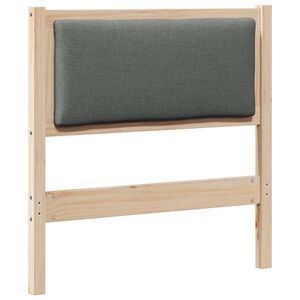 vidaXL T&ecirc;te de lit Autre Marron 75 cm Bois massif en pin