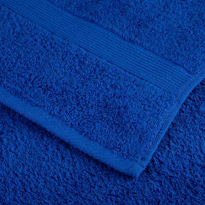 vidaXL Serviettes d'invité de qualité supérieure SOLUND 2 pcs bleu