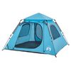 vidaXL Tente de camping &agrave; d&ocirc;me 4 personnes bleu lib&eacute;ration rapide