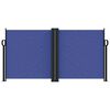 vidaXL Auvent lat&eacute;ral r&eacute;tractable bleu 120x1200 cm
