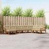 vidaXL Ensemble de canap&eacute;s d'ext&eacute;rieur 8 pcs Naturel et Beige