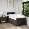 vidaXL Sommier &agrave; lattes de lit avec matelas Marron fonc&eacute; 80x200 cm