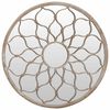 vidaXL Miroir Sable 40x3 cm Fer pour utilisation &agrave; l'int&eacute;rieur