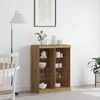 vidaXL Buffet LED Ch&ecirc;ne artisanal 41 x 37 x 100 cm Bois d'ing&eacute;nierie