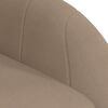 vidaXL Tabouret de bar Taupe Tissu